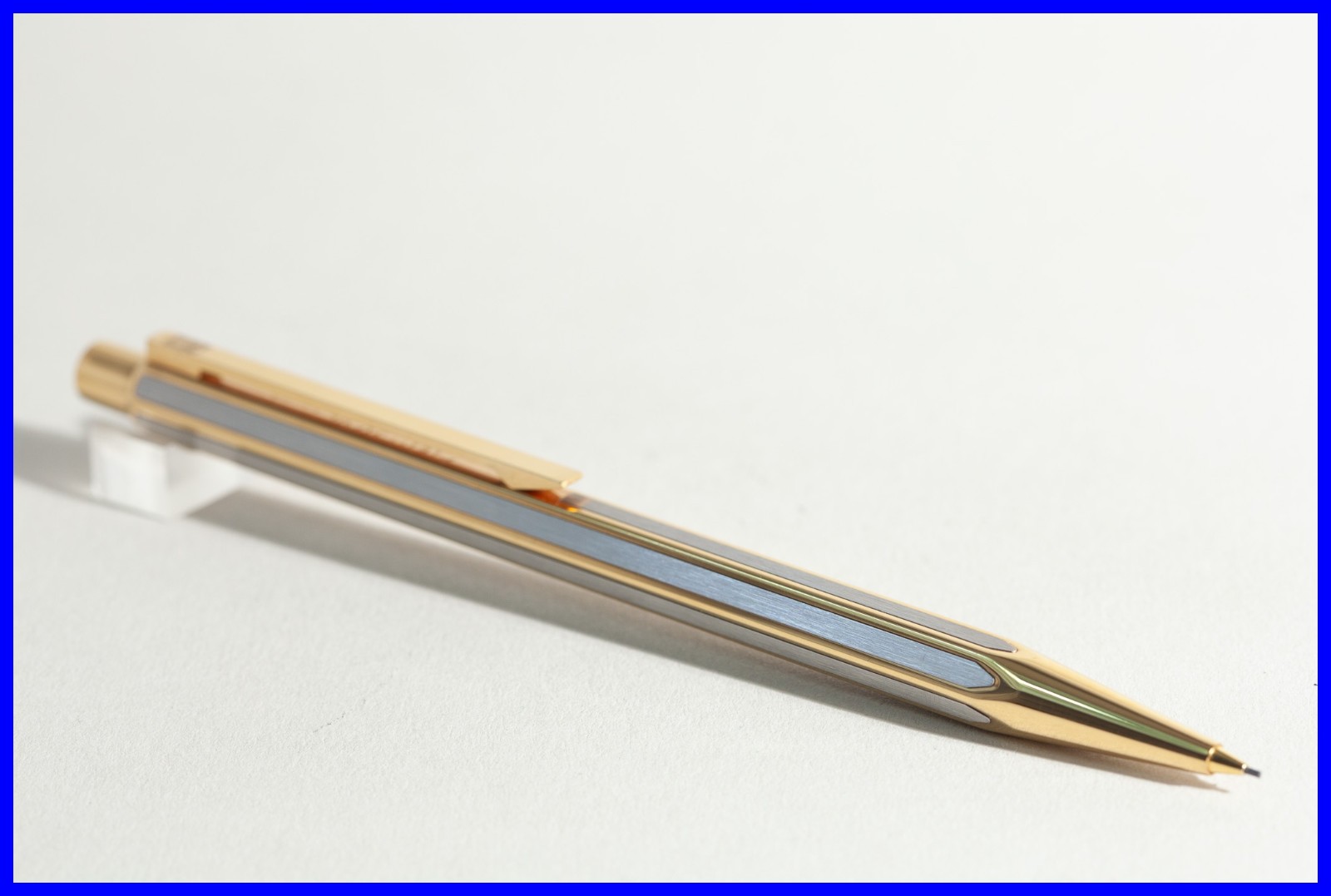 Ecridor Caran d’Ache Mechanical Pencil Stainless Steel & Gold 0.5mm