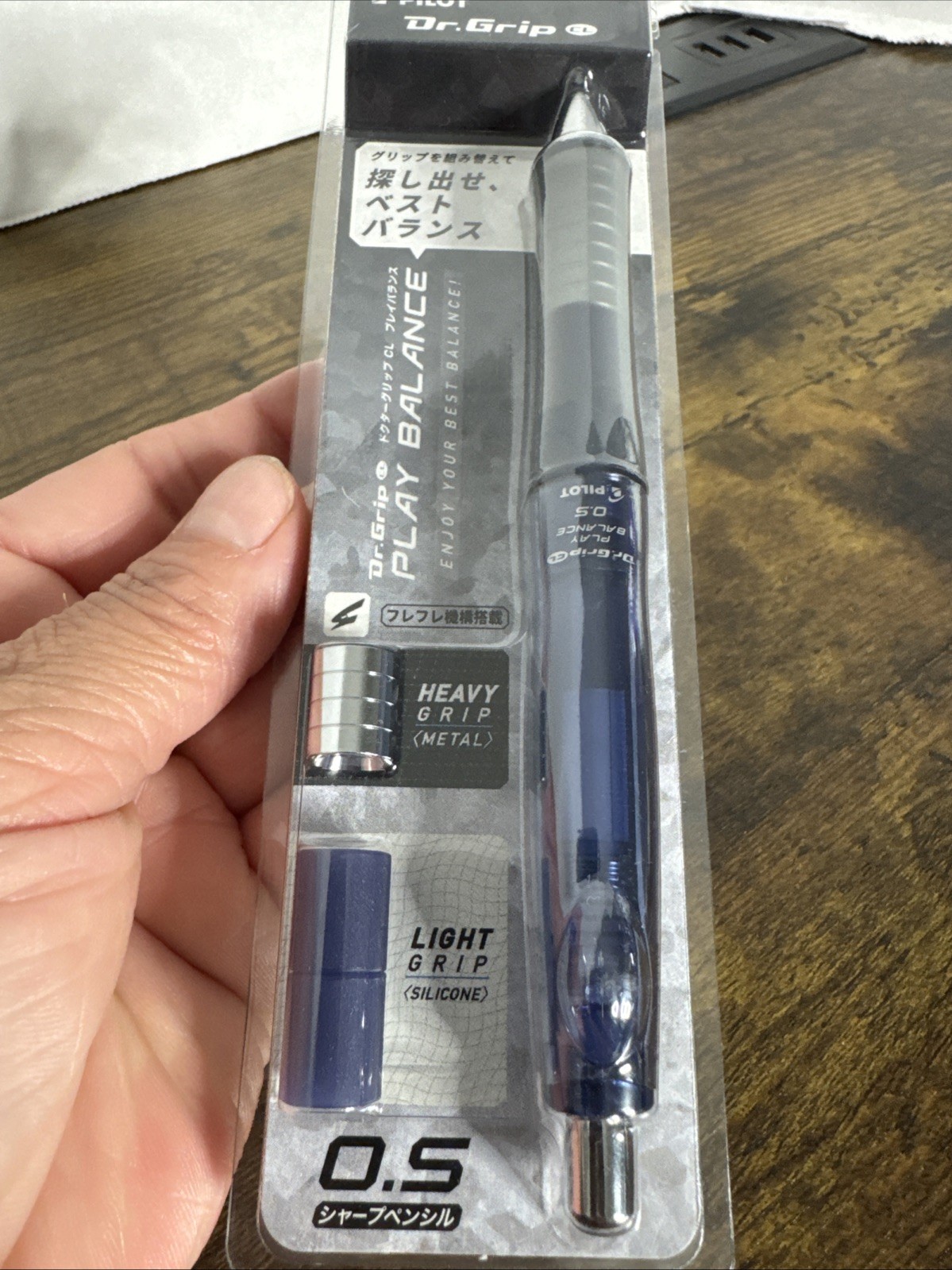 Pilot Dr Grip CL Black Ballpoint Pen 0.5mm New Sealed Japan Heavy Grip Metal
