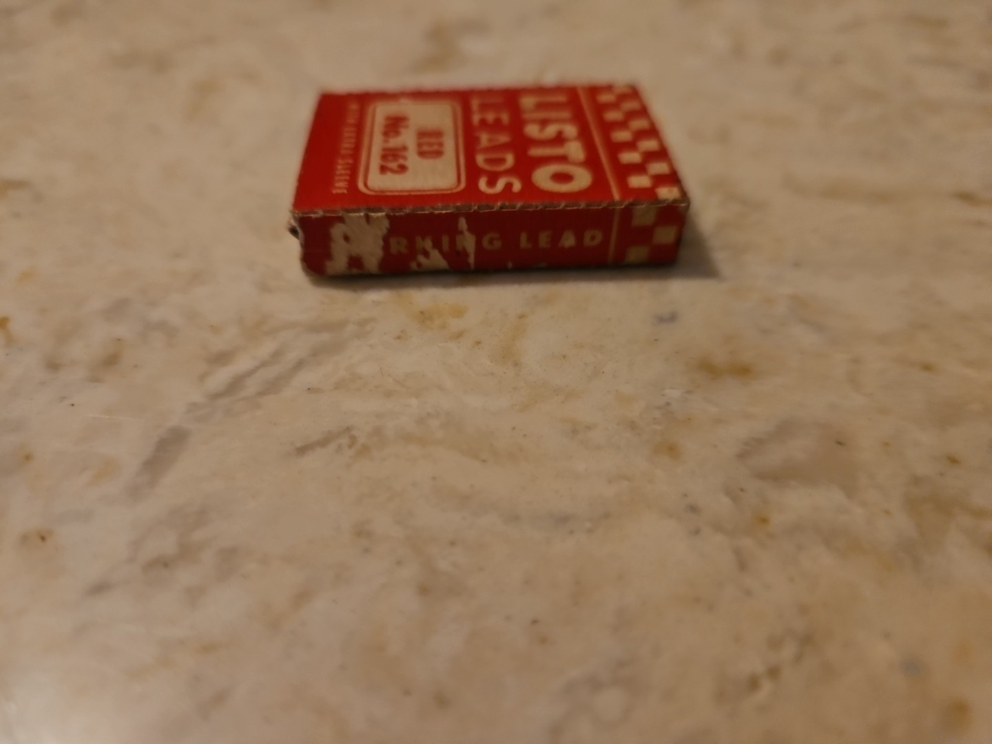 Vintage Listo Leads Red No. 162 Alameda CA USA