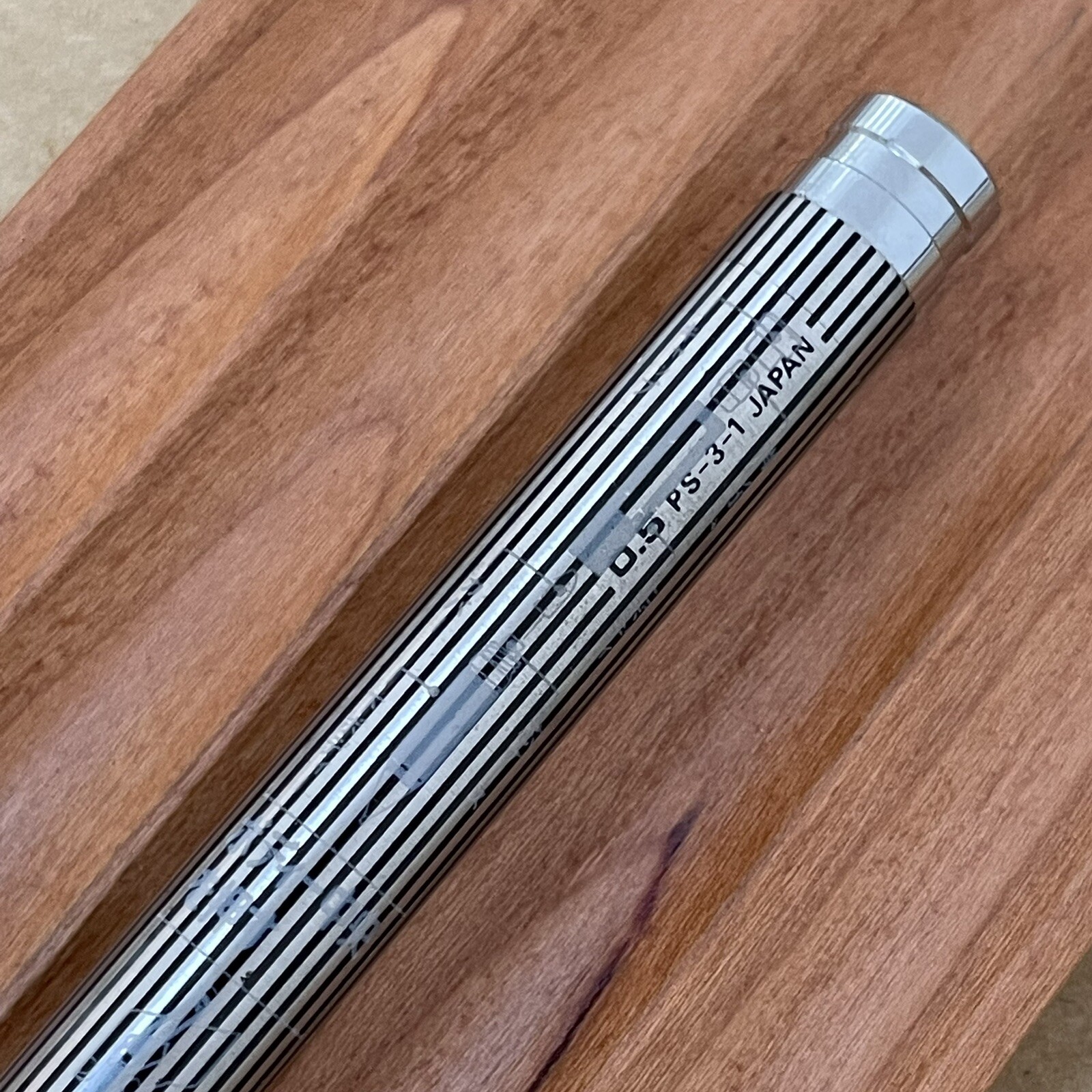 Kokuyo Mechanical Pencil Black Stripe Body Knock 0.5 mm Made in Japan