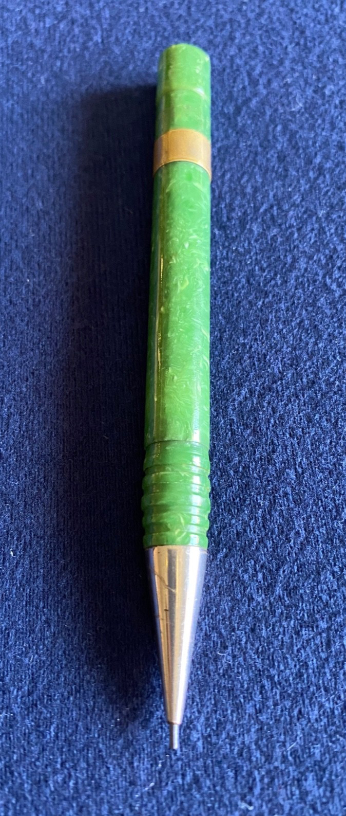 WESTERN PENCIL CO Los Angeles Jade Green Celluloid Mechanical Pencil 1920’s/30’s