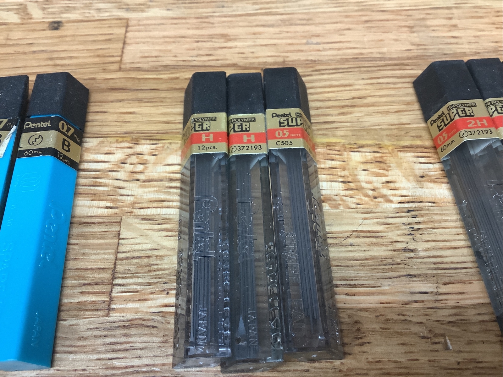 Big Lot Of Pentel Pencil Leads 0.5mm, 0.7mm