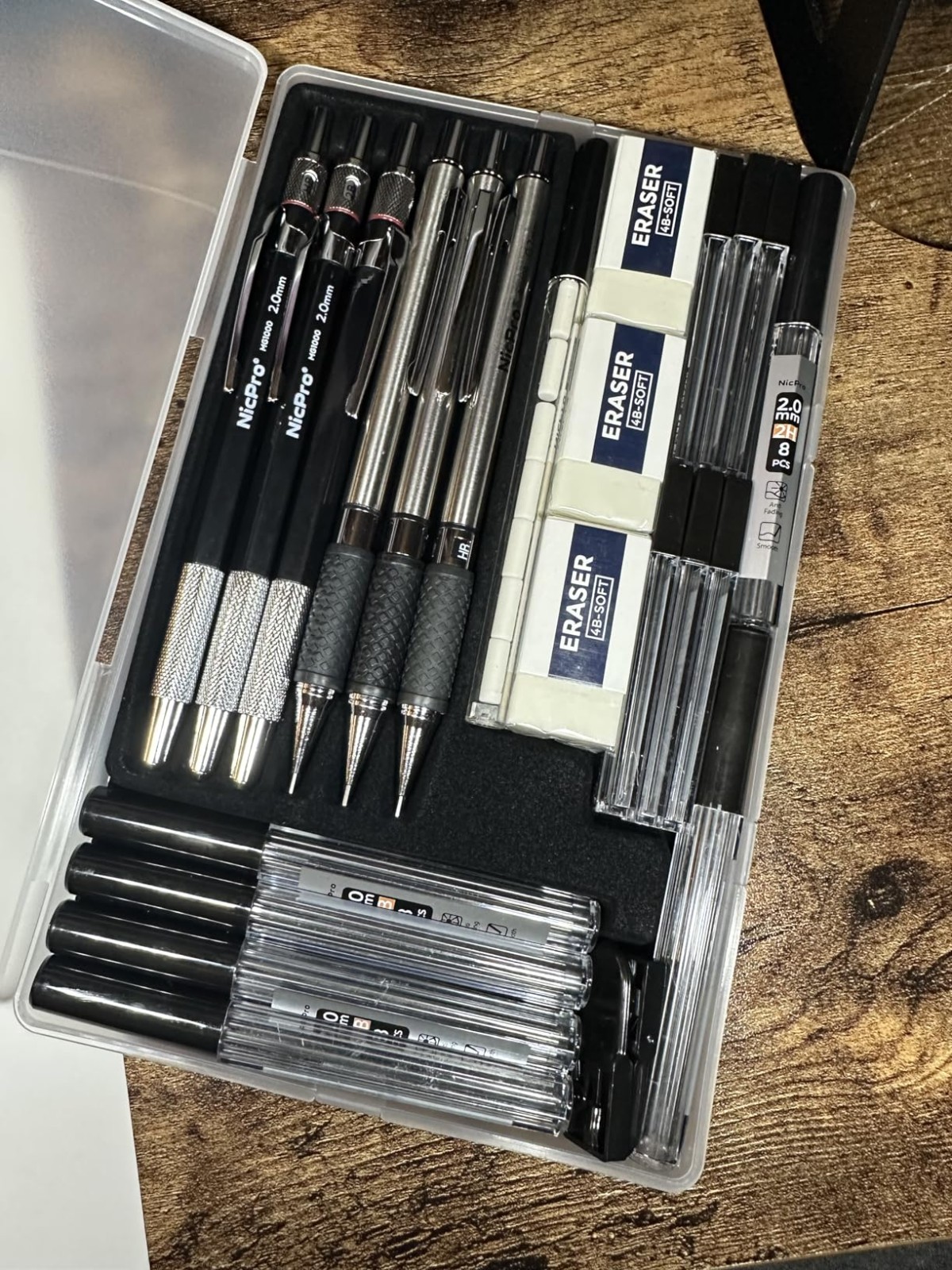 Ultimate 6PCS Mechanical Pencil Set – Perfect for Writing, Sketching, & Drafting