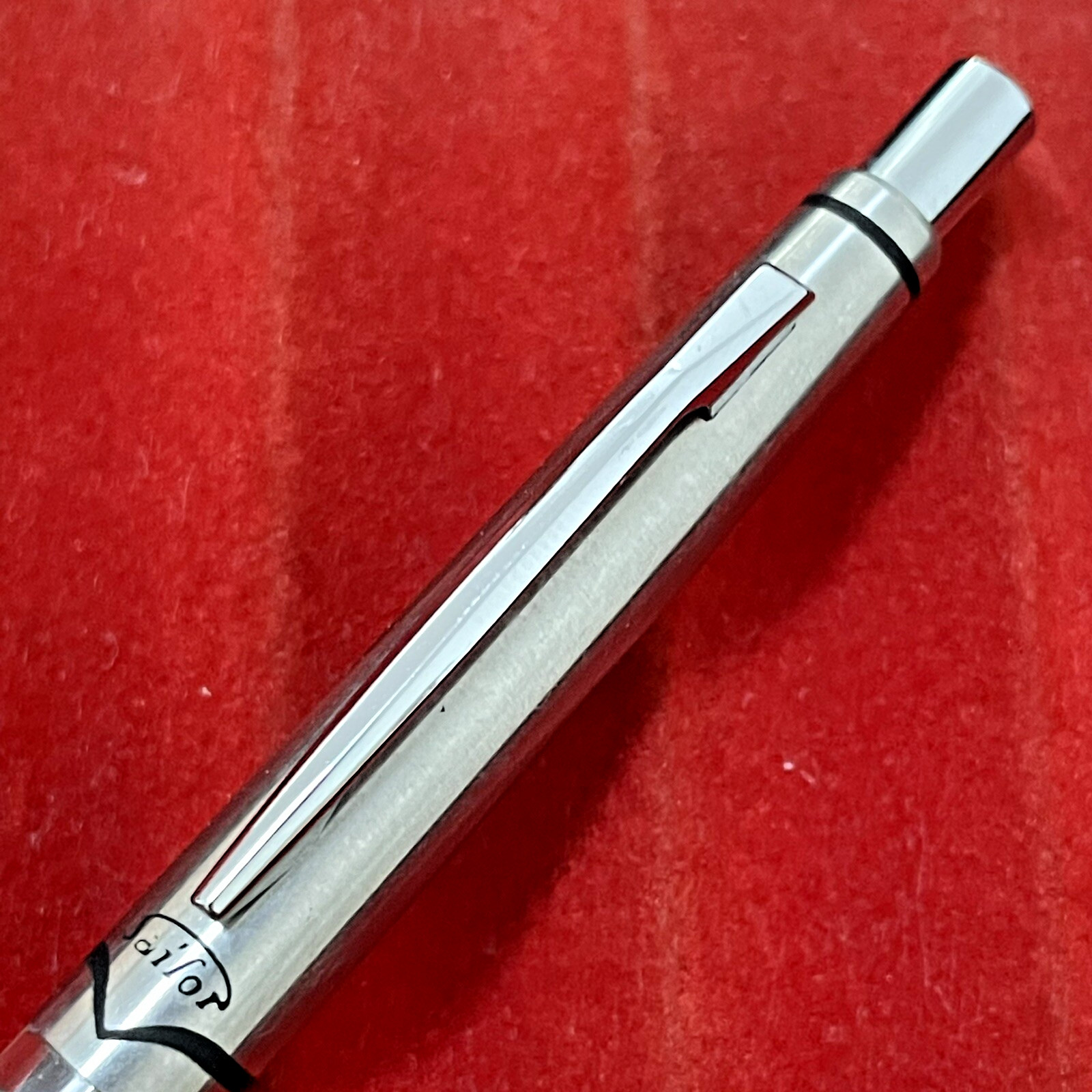Sailor Cassette Mechanical Pencil Stainless Steel Etched Made in Japan