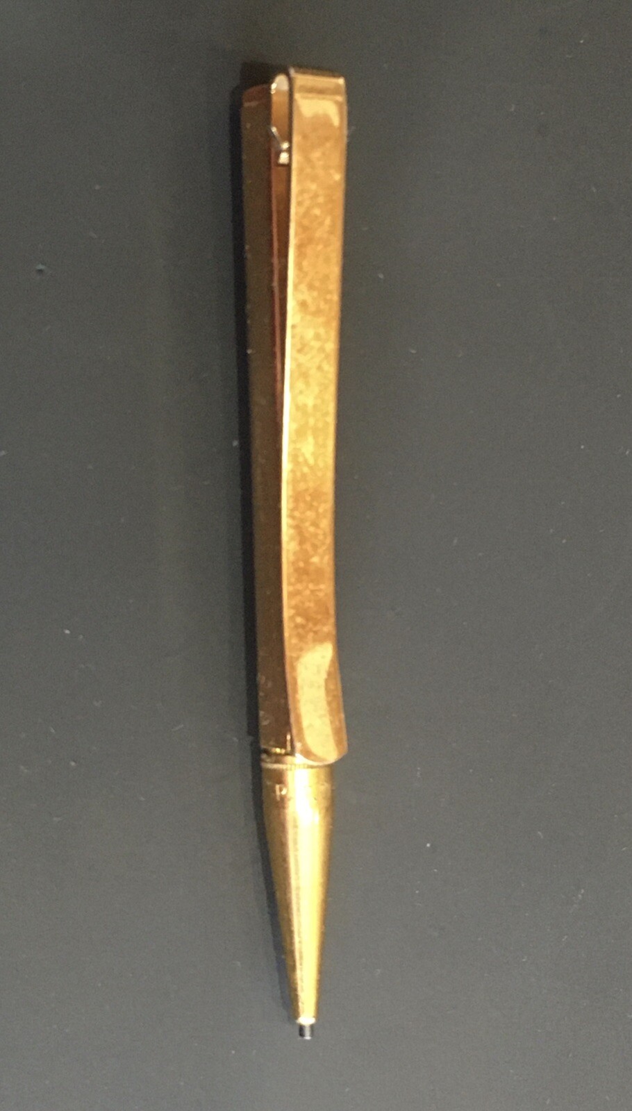 Clip-Write Gold Plated Tie Clip & 1.2mm Mechanical Pencil – 1950’s