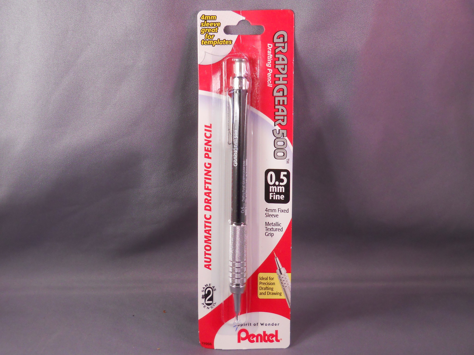 Pentel PG525A 0.5mm Drafting Pencil Black