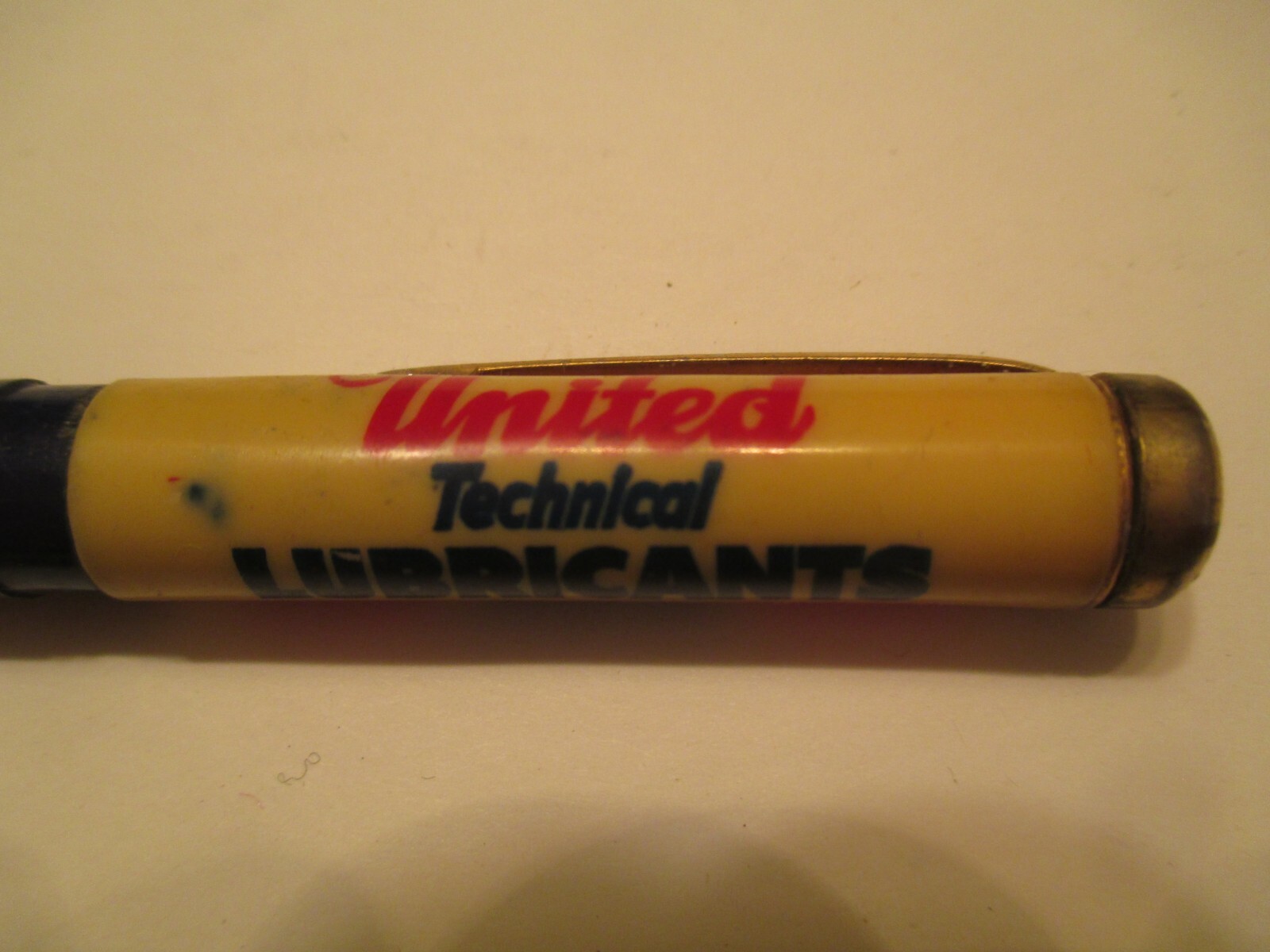 United Technical Lubricants Motor Oil Greases Advertising mechanical Pencil