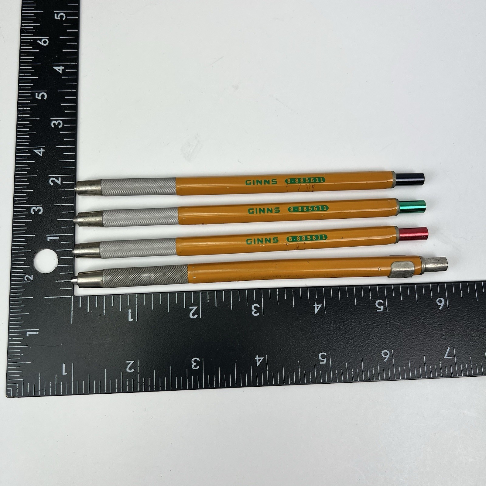 Vintage Ginns United Koh-I-Noor Mechanical Lead Holder Clutch Pencils Italy 4