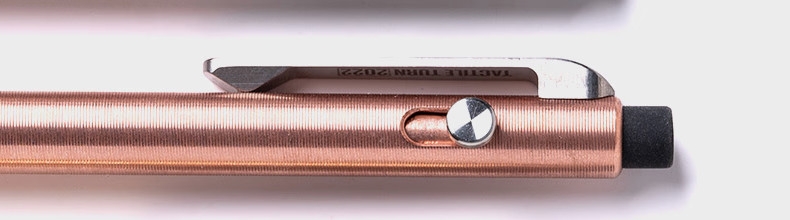 Tactile Turn Copper Pencil SLIM Body Style with Side Click Clip – 0.5 mm Lead