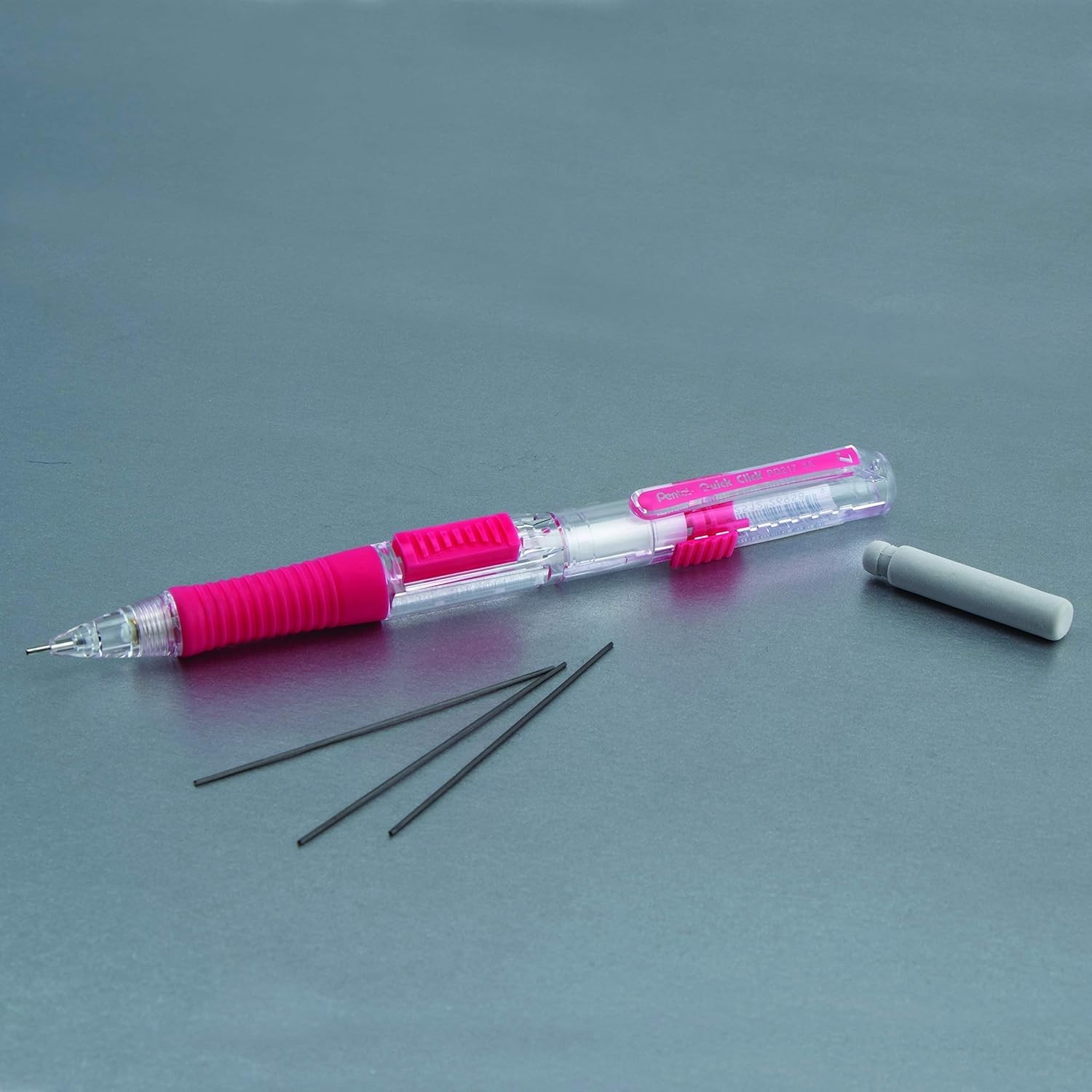 Side-Advance Mechanical Pencil Set, Pink Barrel, Pack of 12