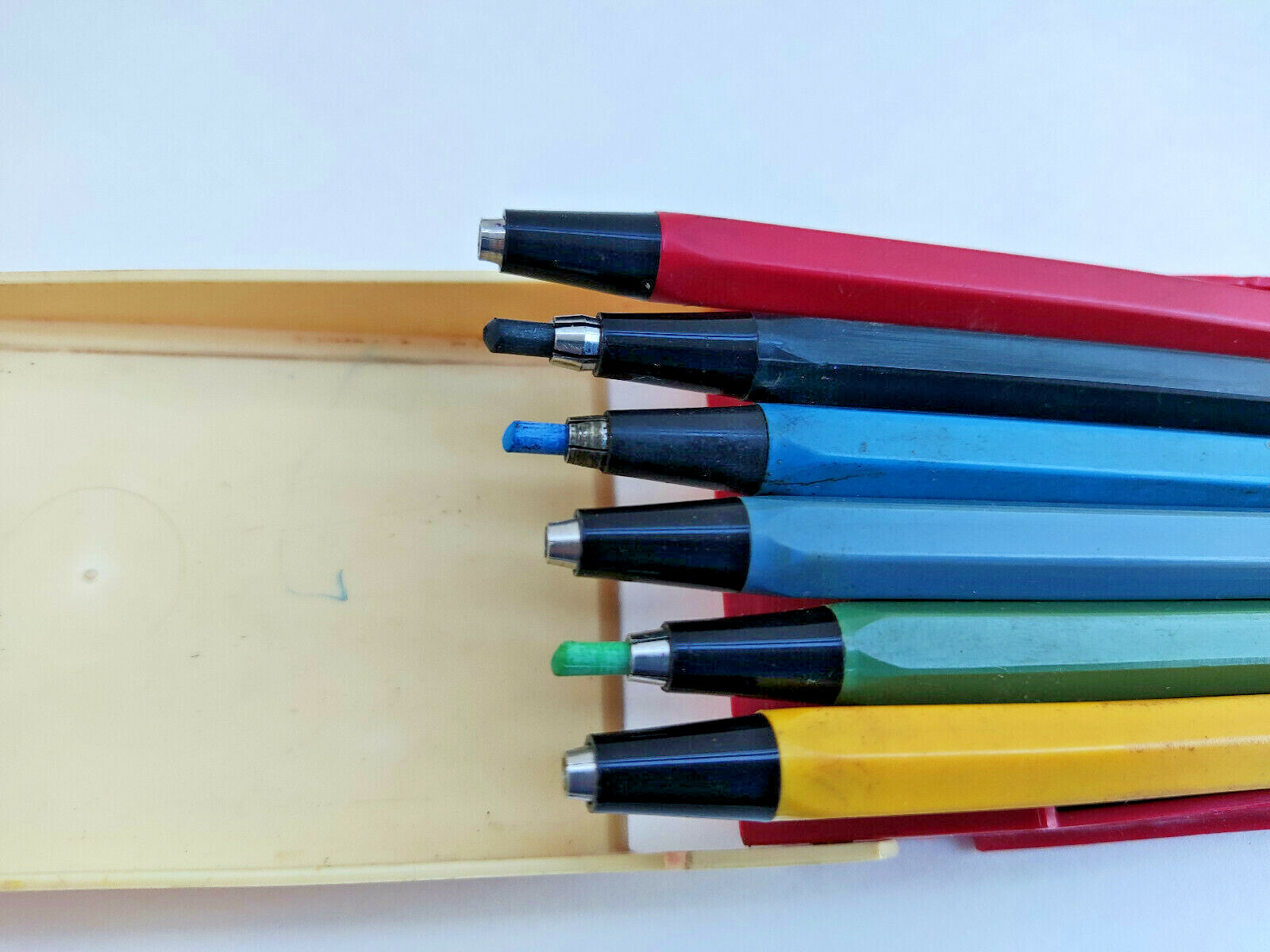 VINTAGE KIMEK MECHANICAL PENCILS, Set of 6, Made in Soviet USSR from 1970’s
