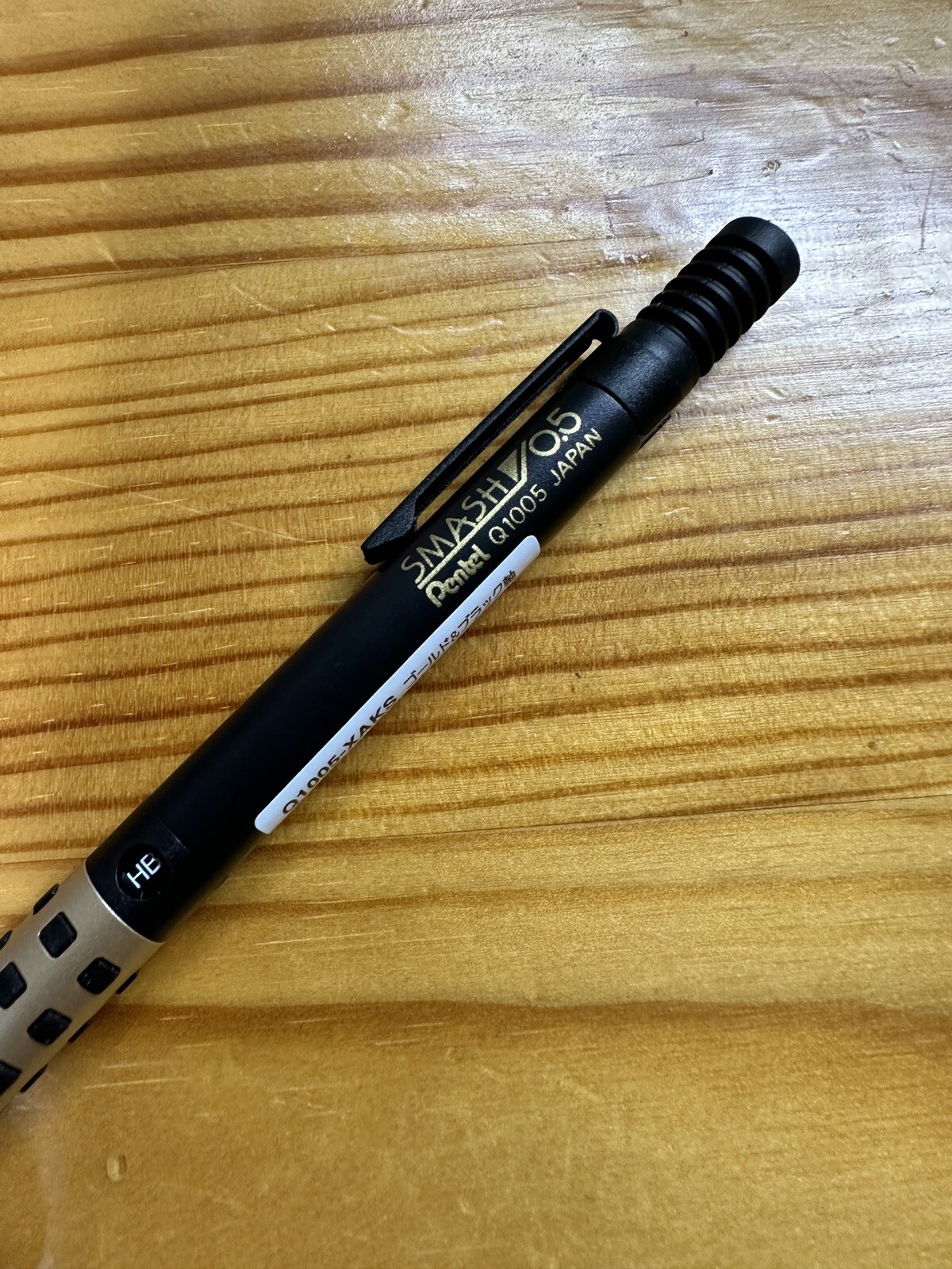 Pentel Smash Mechanical Pencil 0.5mm Gold Black Q1005-XAKS Limited Colors Rare