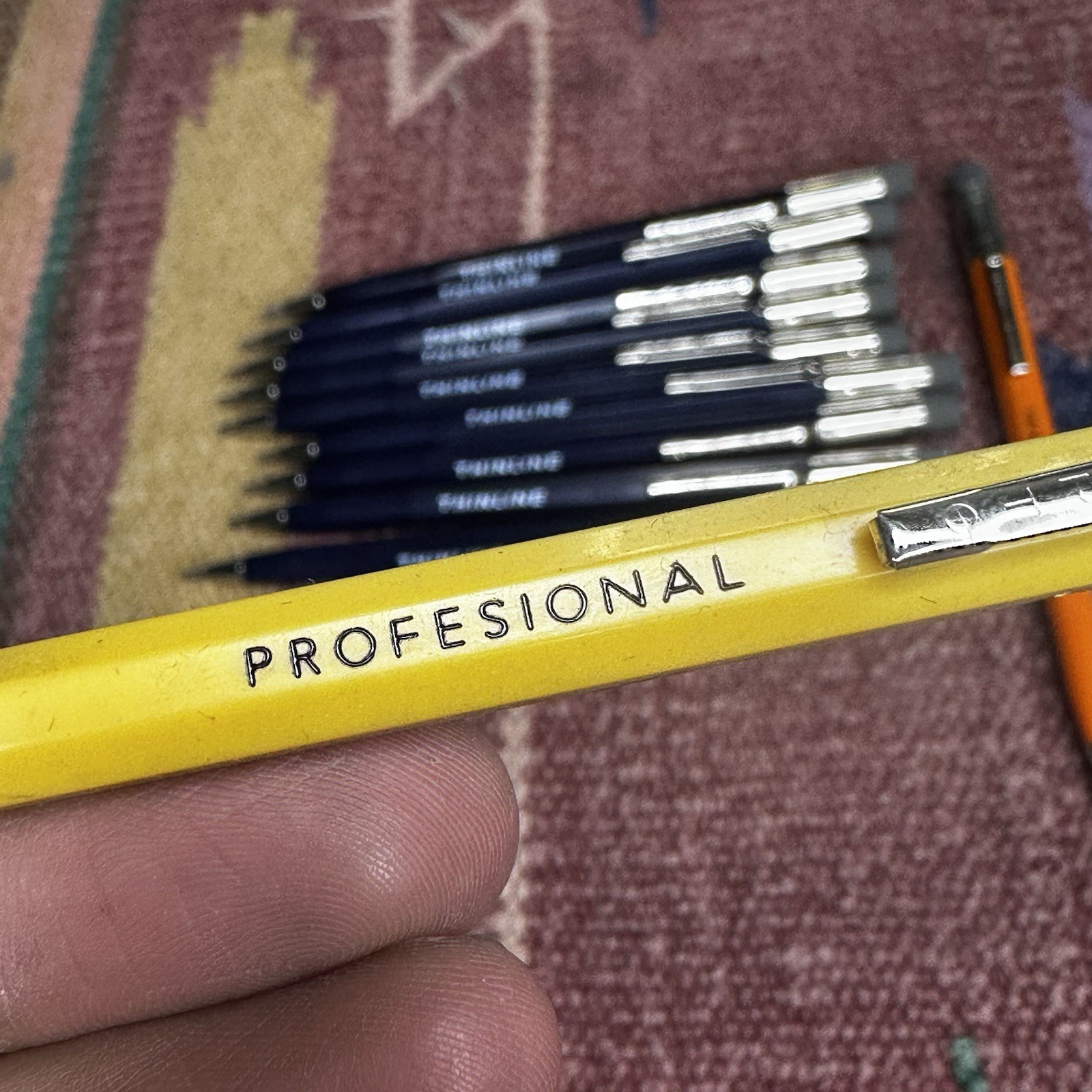 Scripto 60’s mechanical pencils Lot Of 11 Blue Orange Yellow Rare VTG Pencils