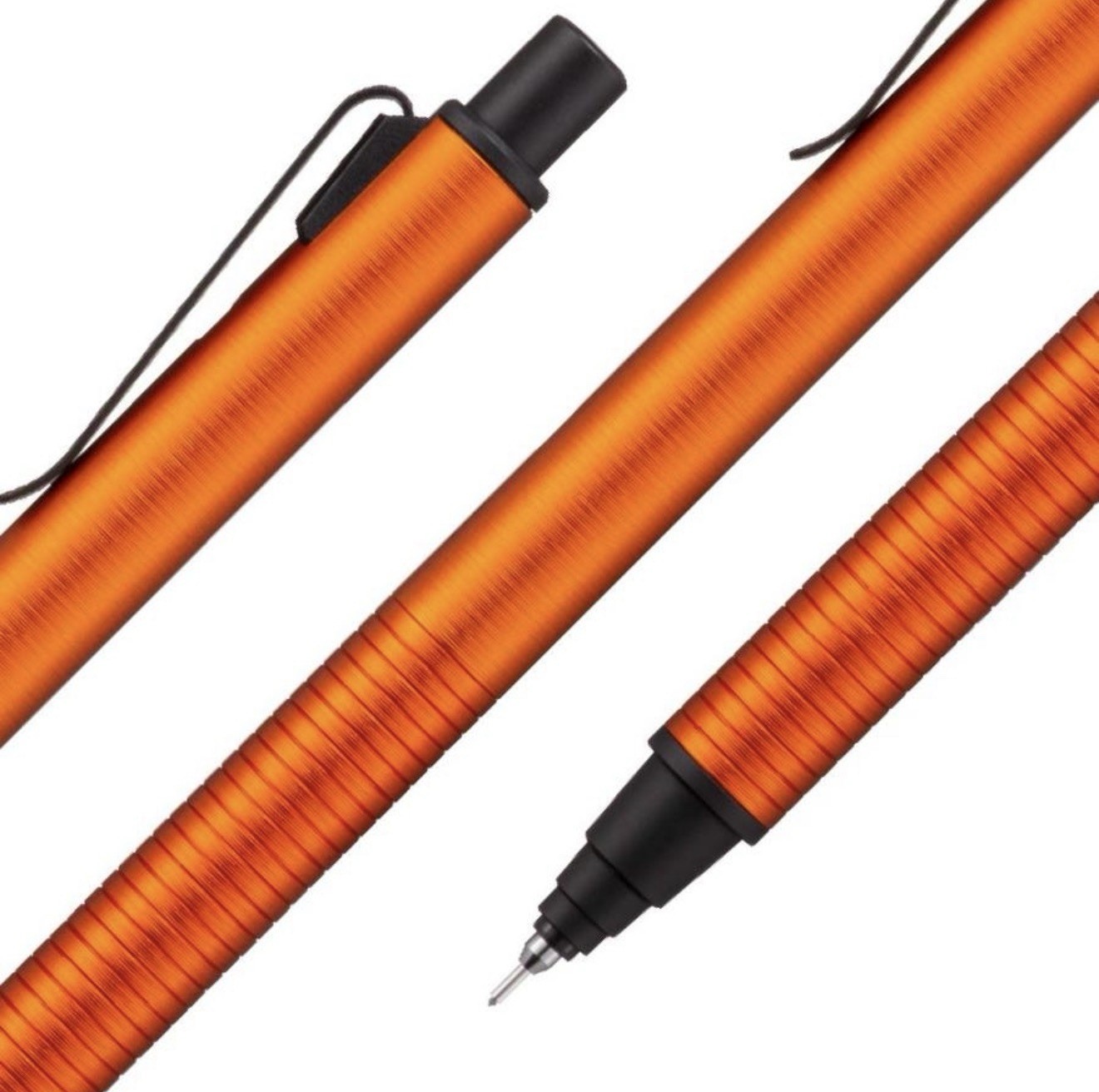 KURU TOGA METAL Mechanical Pencil 0.5mm Sunrise Orange Limited Edition