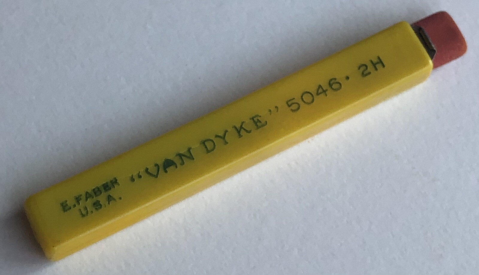 Vintage Eberhard Faber VAN DYKE Mechanical Pencil Lead 2H 1.18mm NOS 18pk USA