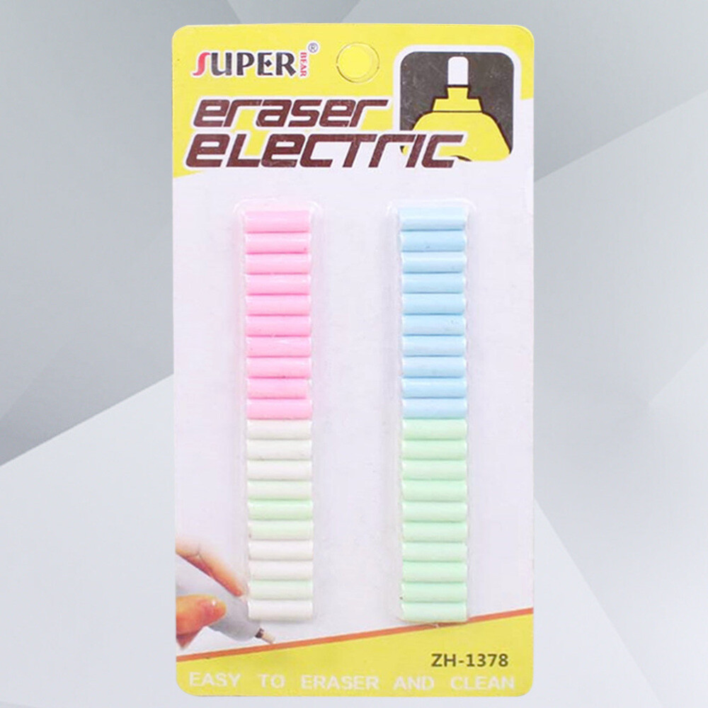 Replacement Eraser Pencil Electric Rubber Core Student Use Refill Replacements