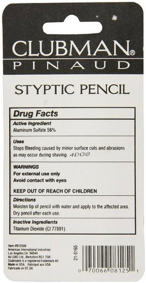 Fast-Acting Styptic Pencil – Jumbo 1 Oz for Instant Relief from Shaving Cuts