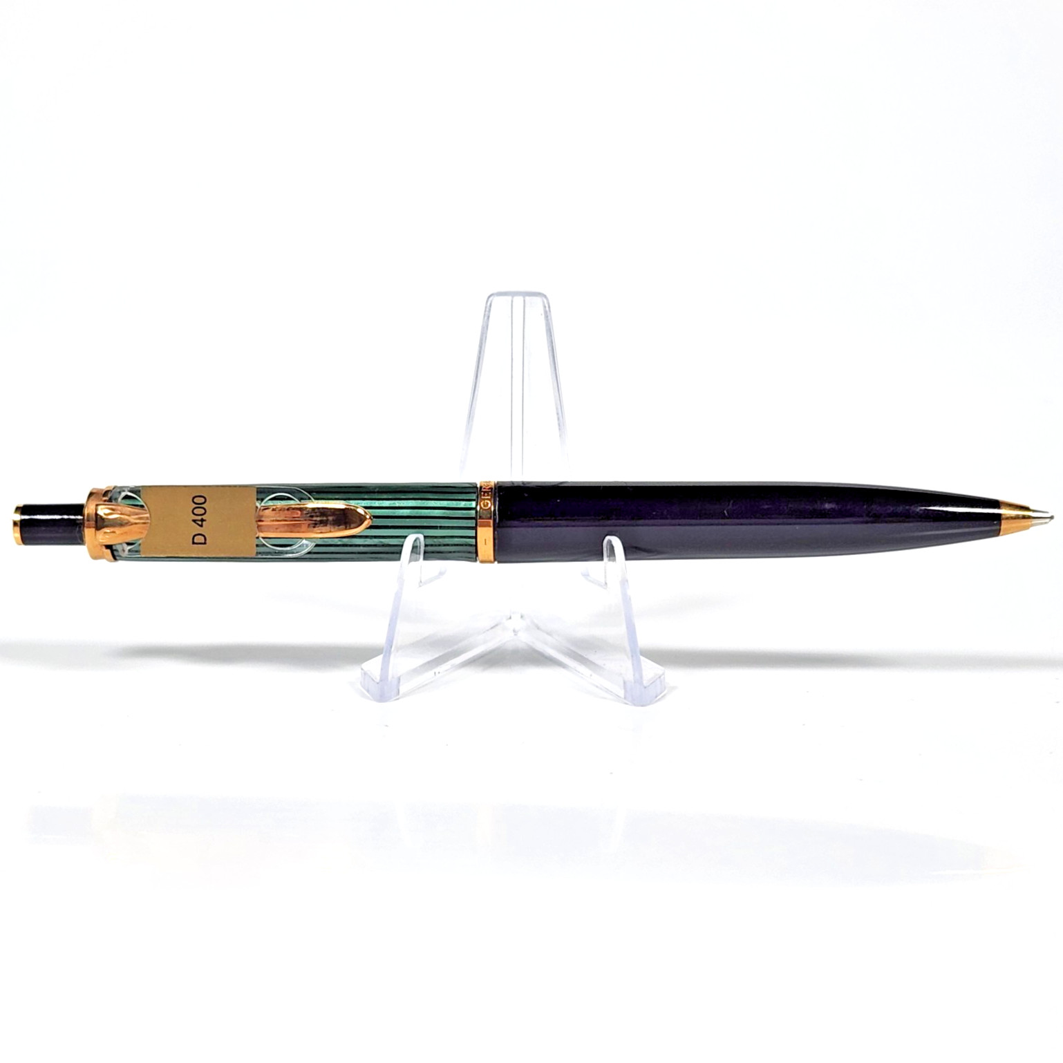 Pelikan Souveran D400 Germany Green & Black Mechanical Pencil 0.7 mm 24k GP NOS!