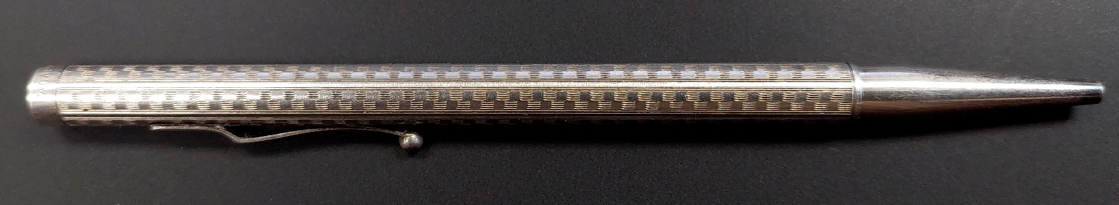 Edward Todd & Co. Sterling Silver 5″ pencil with 3 vintage refills! Works!