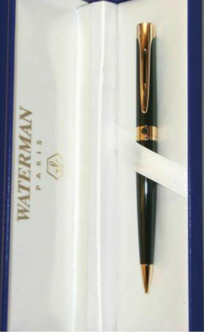 Waterman L’etalon Pencil Green Lacquer & Gold 0.5mm Pencil New In Box