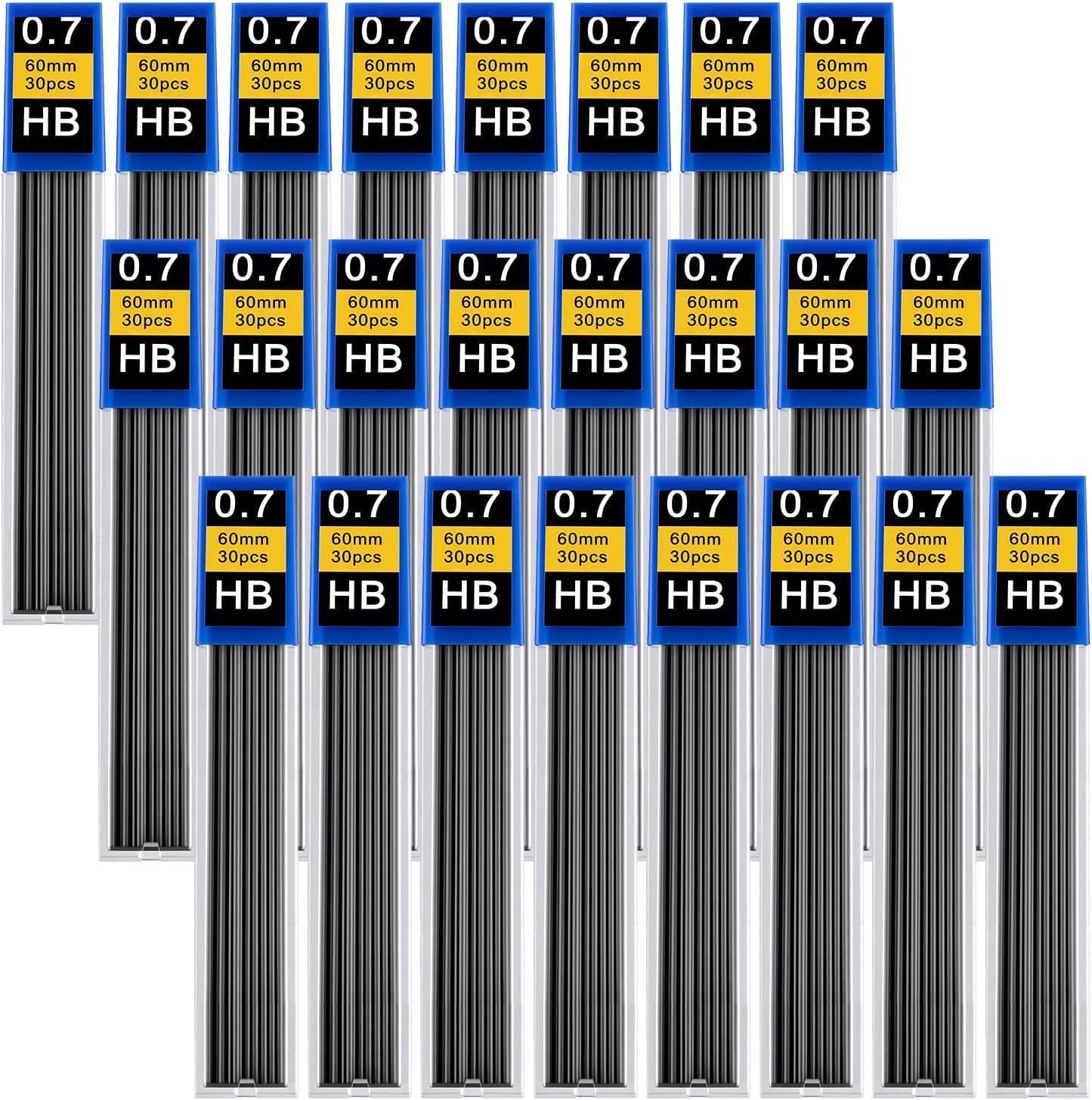 720 Pcs 0.7 Mm Lead Refills, Mechanical Pencil Lead HB, Break Resistant Pencil R
