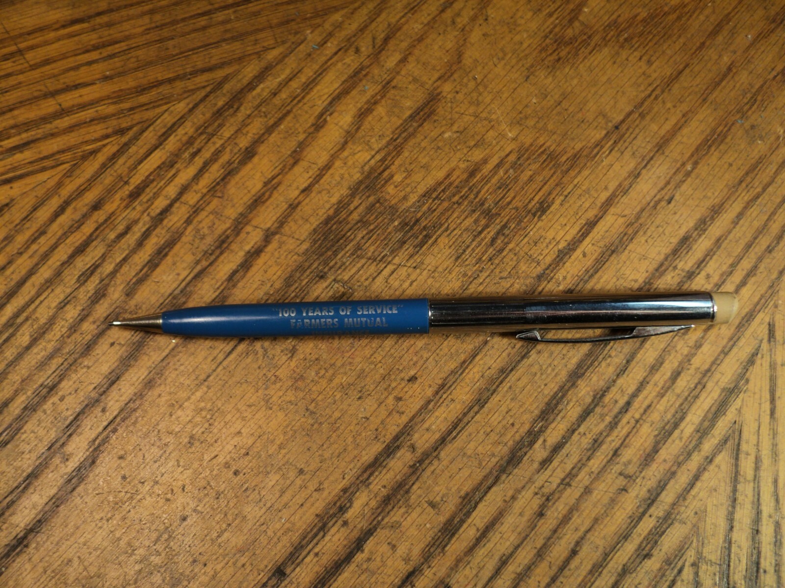 Vintage Sheaffer Mechanical Pencil Advertising Farmers Mutual Insurance Osage IA