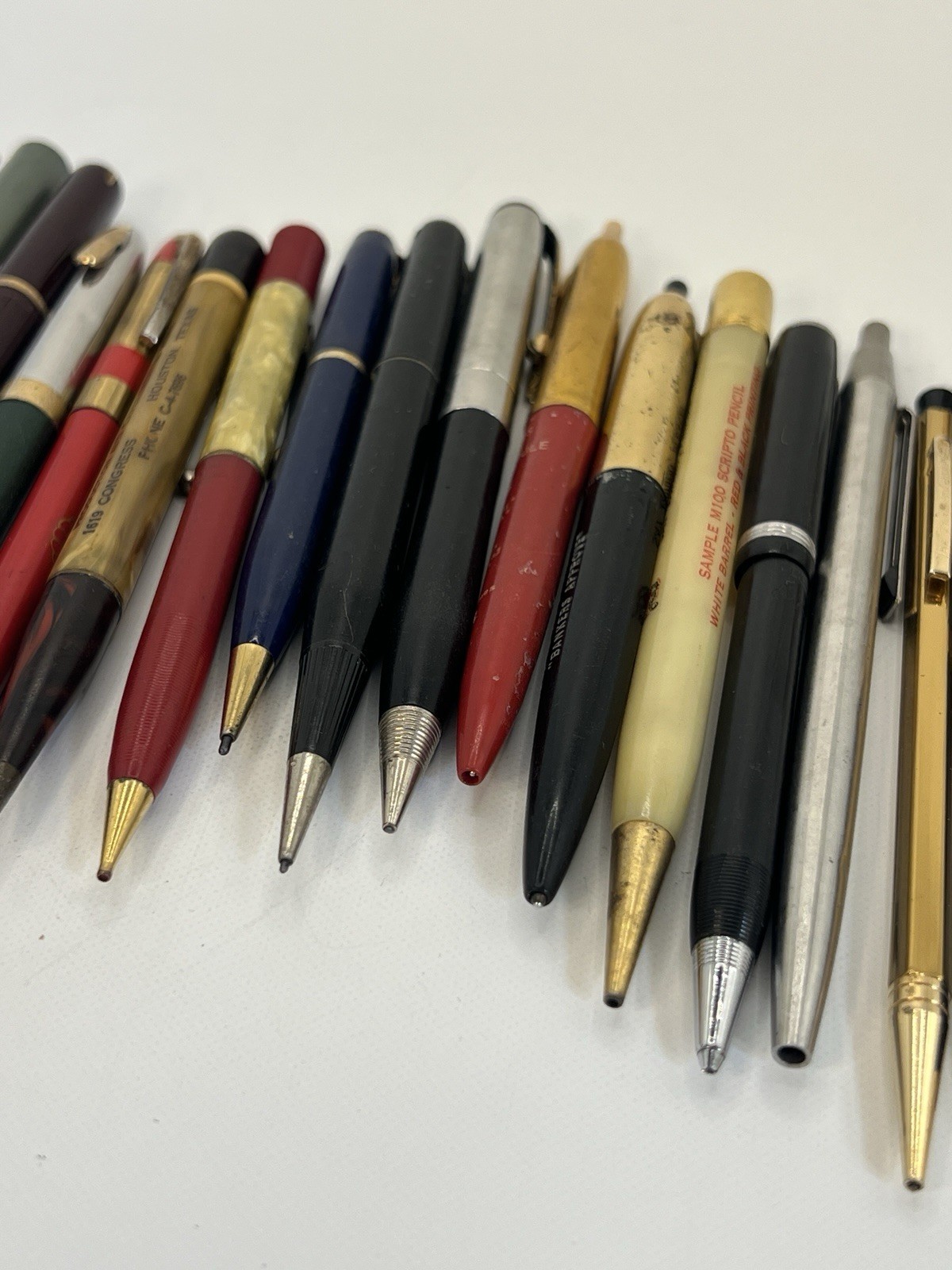Vintage Pen & Mechanical Pencil Lot 21pc Parker PaperMate Scripto USA