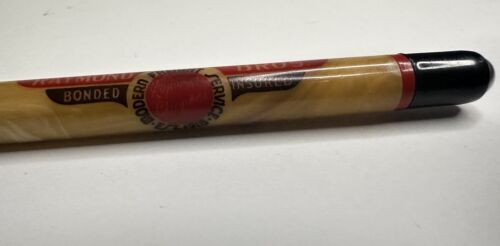 Antique Art Deco bakelite butterscotch multi color mechanical Advertising Pencil