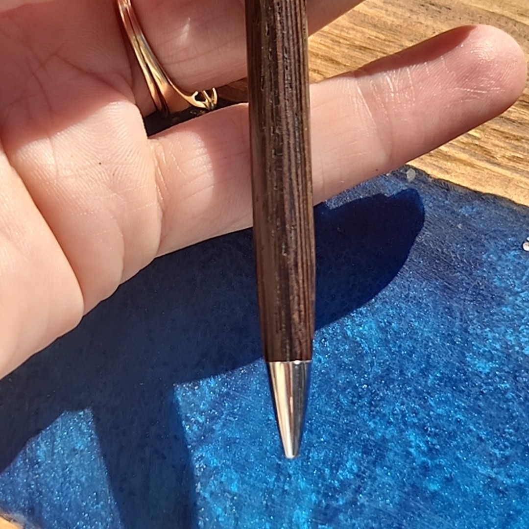 Vtg Hallmark Mechanical Pencil Made In USA Wood Tone Collectible Desk Writing