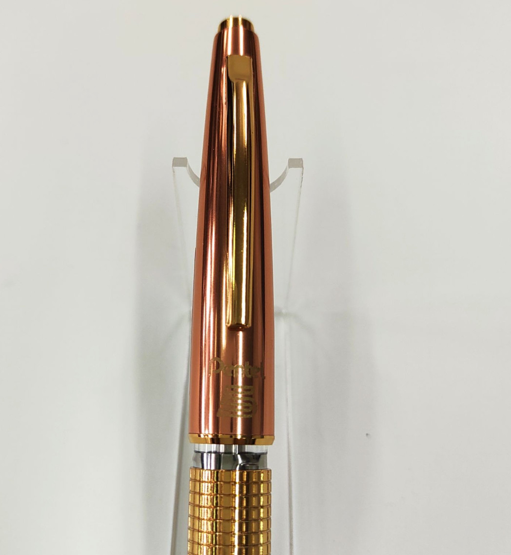 Pentel Kerry Mechanical Pencil Tokai Limited Bronze Clear Gold Trim 0.5mm Japan