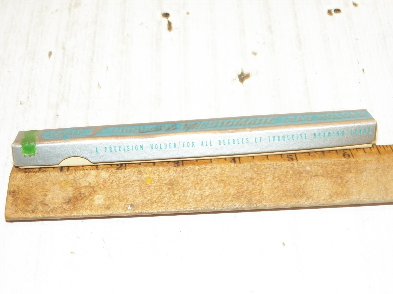 Vintage EAGLE Turquoise PRESTOMATIC 3377 Lead Holder in Original Box