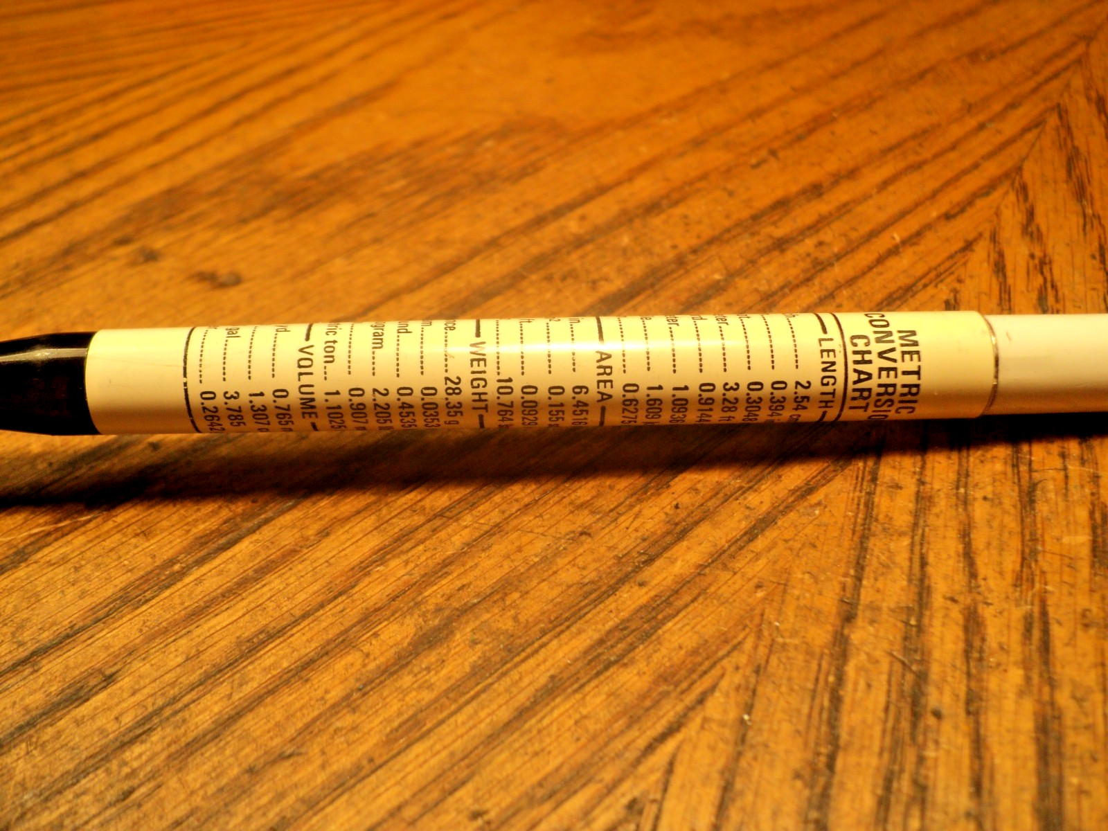 Vintage Autopoint Mechanical Pencil USS South Works Metric Chart 5-3/4″ Long