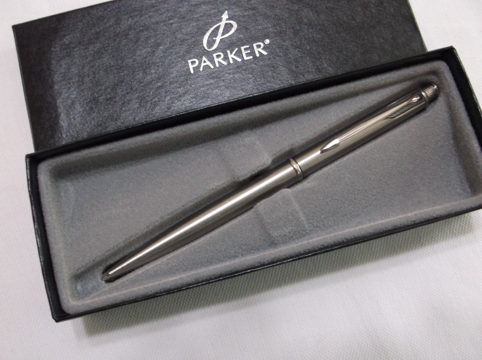 PARKER INSIGNIA STAINLESS STEEL & CHROME TRIM .5MM PENCIL WITH ERASER