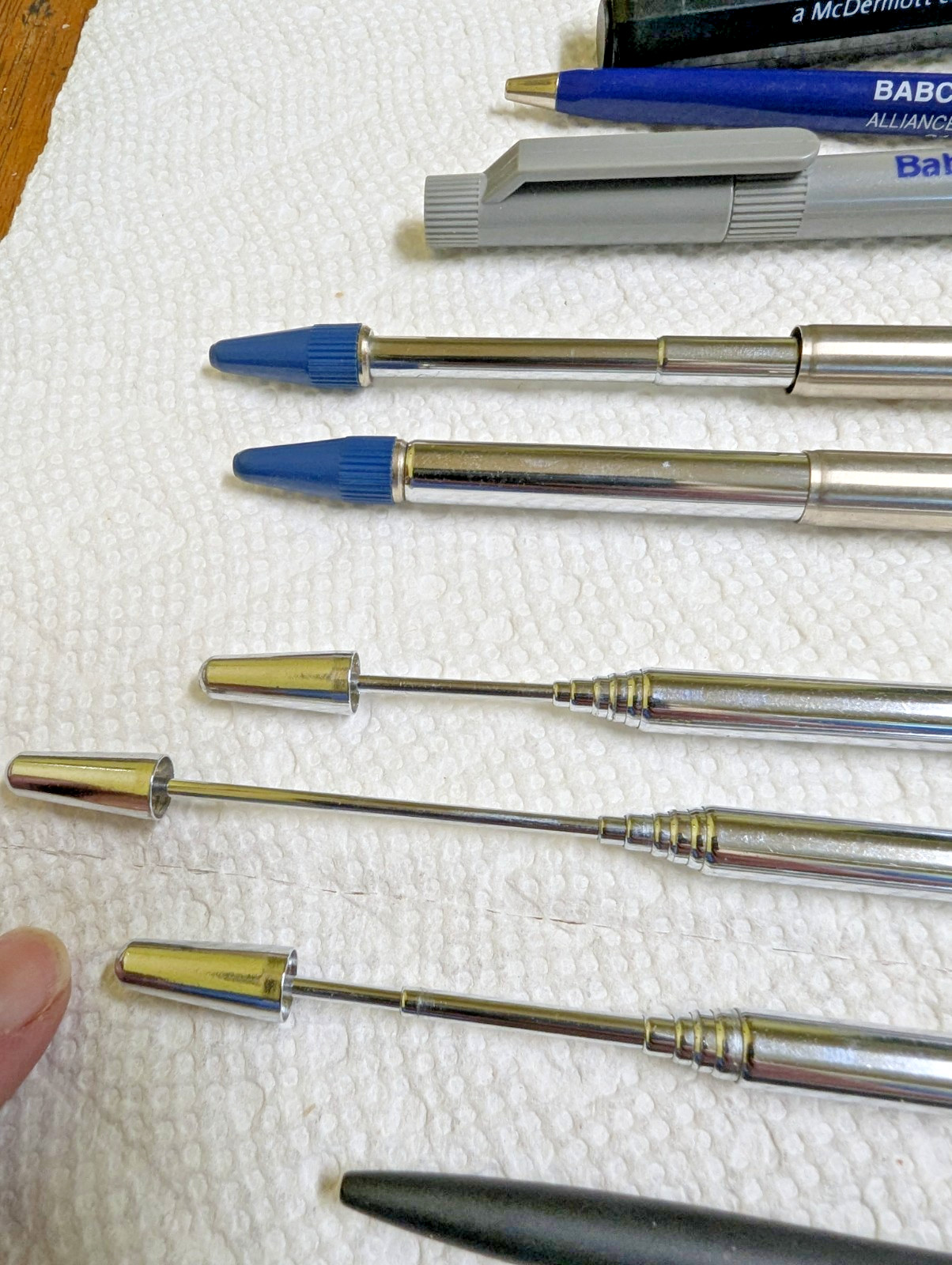 Babcock & Wilcox B&W Mechanical Pencil Pen Pointers Pen Light Variety Lot Vtg