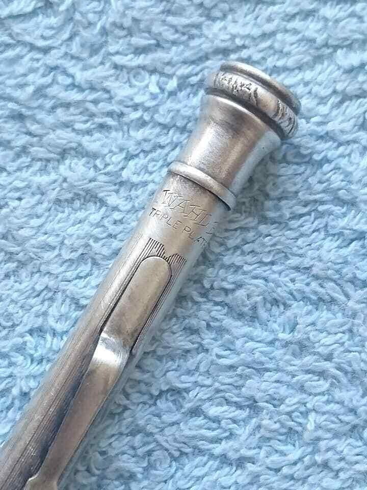 🔴Vintage WAHL EVERSHARP Triple SILVER Plated Mechanical Pen🔴