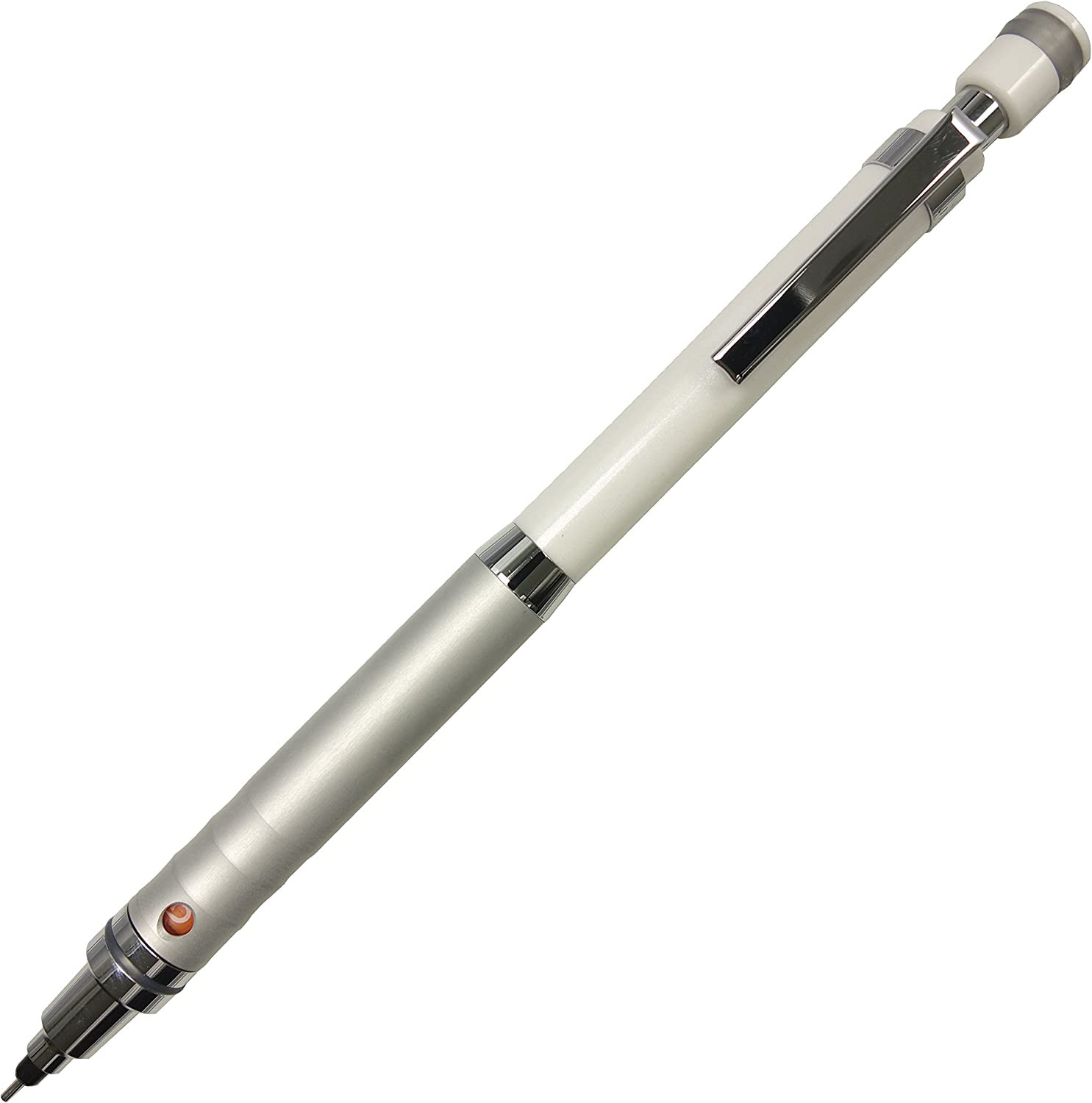 -Ball Kuru Toga High Grade Auto Lead Rotation Mechanical Pencil, 0.5 Mm, White B