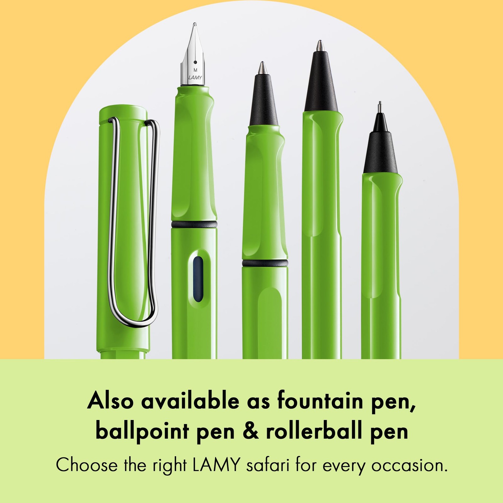 LAMY sharp pencil safari spring green L1D0 0.5mm