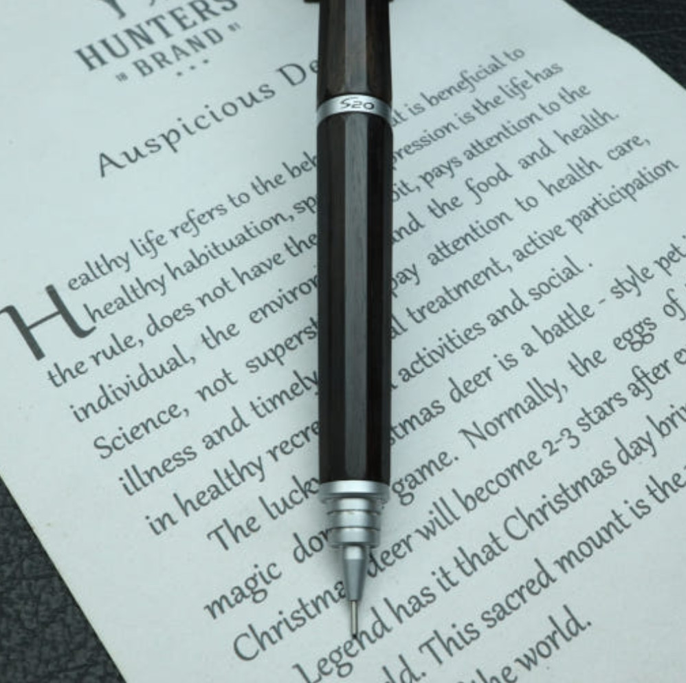 PILOT S20 Custom Mechanical Pencil Made by Mpingo Wood – HANDMADE WOOD PENCIL