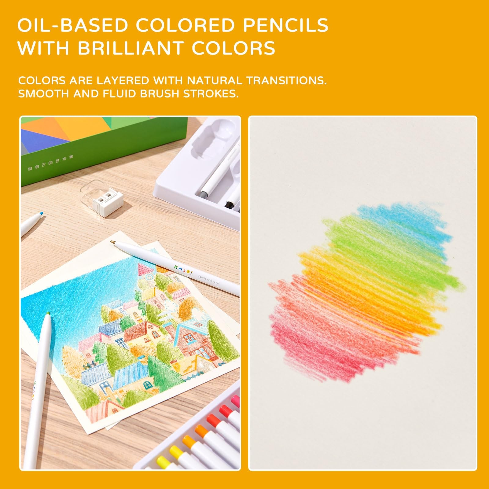 KALOR 36 Premium Color Mechanical Pencil Set, Refillable Soft Lead Cores, 36 …