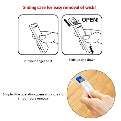 0.5mm Mechanical Pencil Leads – Smudge-Proof HB to 4B, 10-Pack (400 Total) + Sti