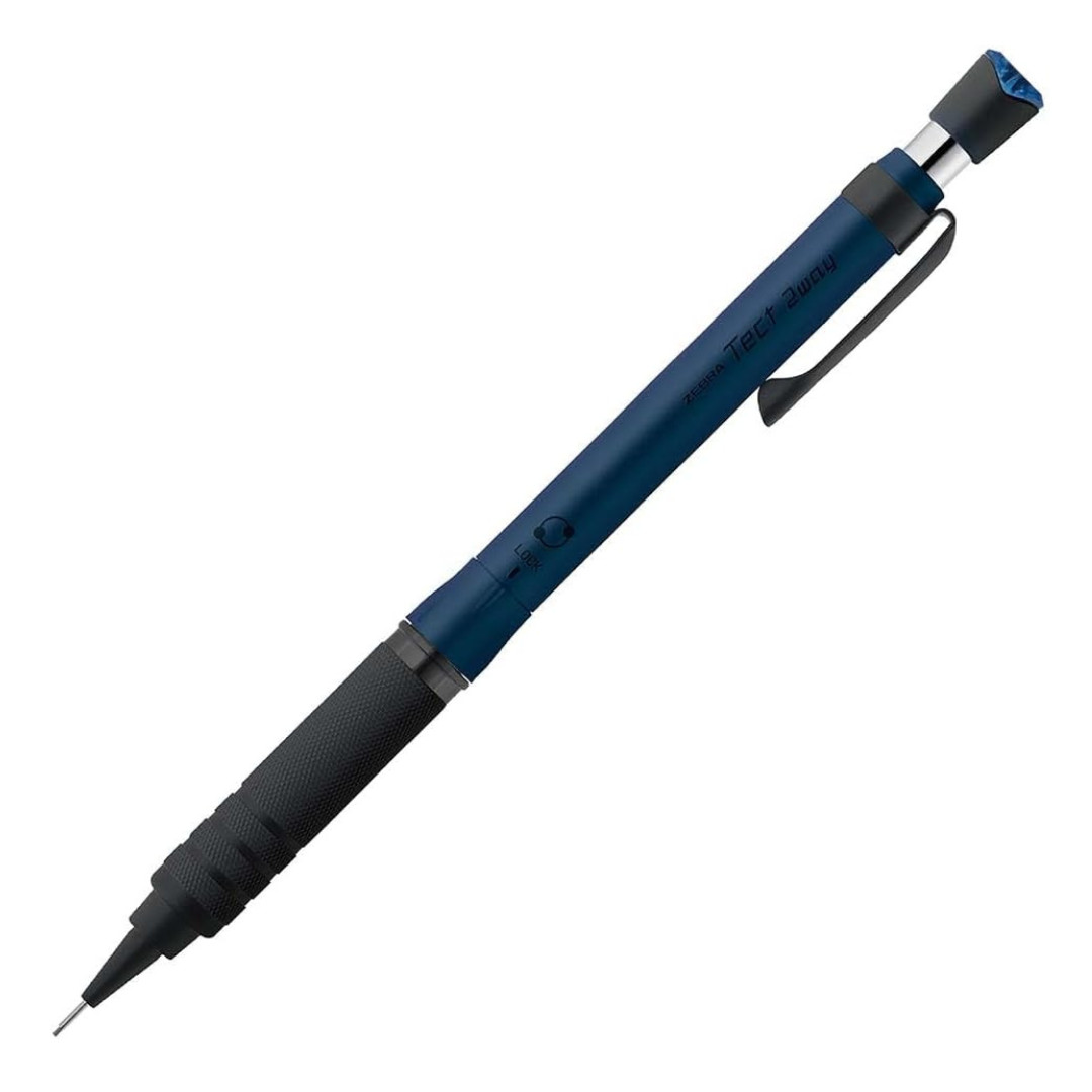 ZEBRA Tect 2way RO 0.5mm Mechanical Pencil Navy Black P-MA141-NVBK Japan New