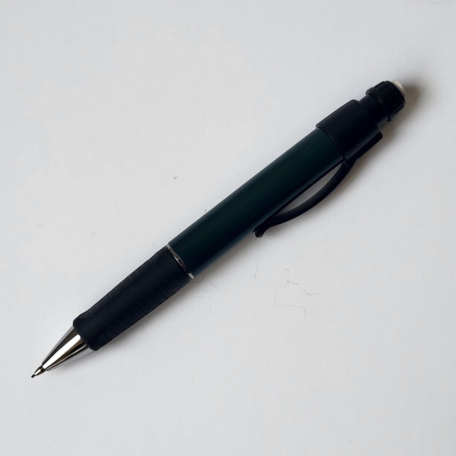 Faber Castell Grip Plus Mechanical Pencil .7mm Lead Dark Green Writing Fat Body