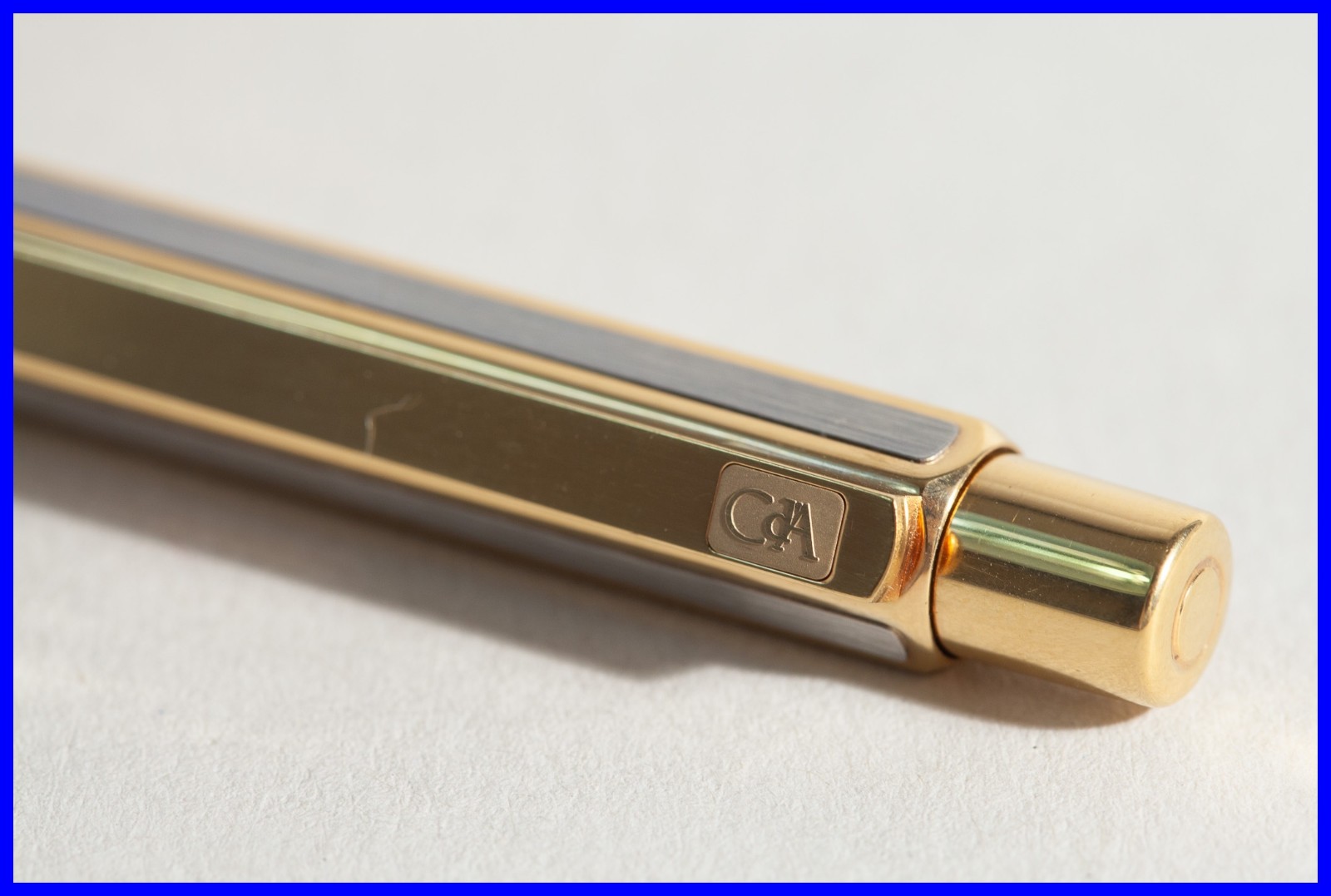 Ecridor Caran d’Ache Mechanical Pencil Stainless Steel & Gold 0.5mm