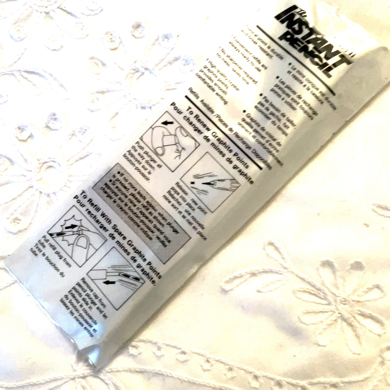 Vintage The Mosu Instant Pencil With Eraser on Top Sealed Package New