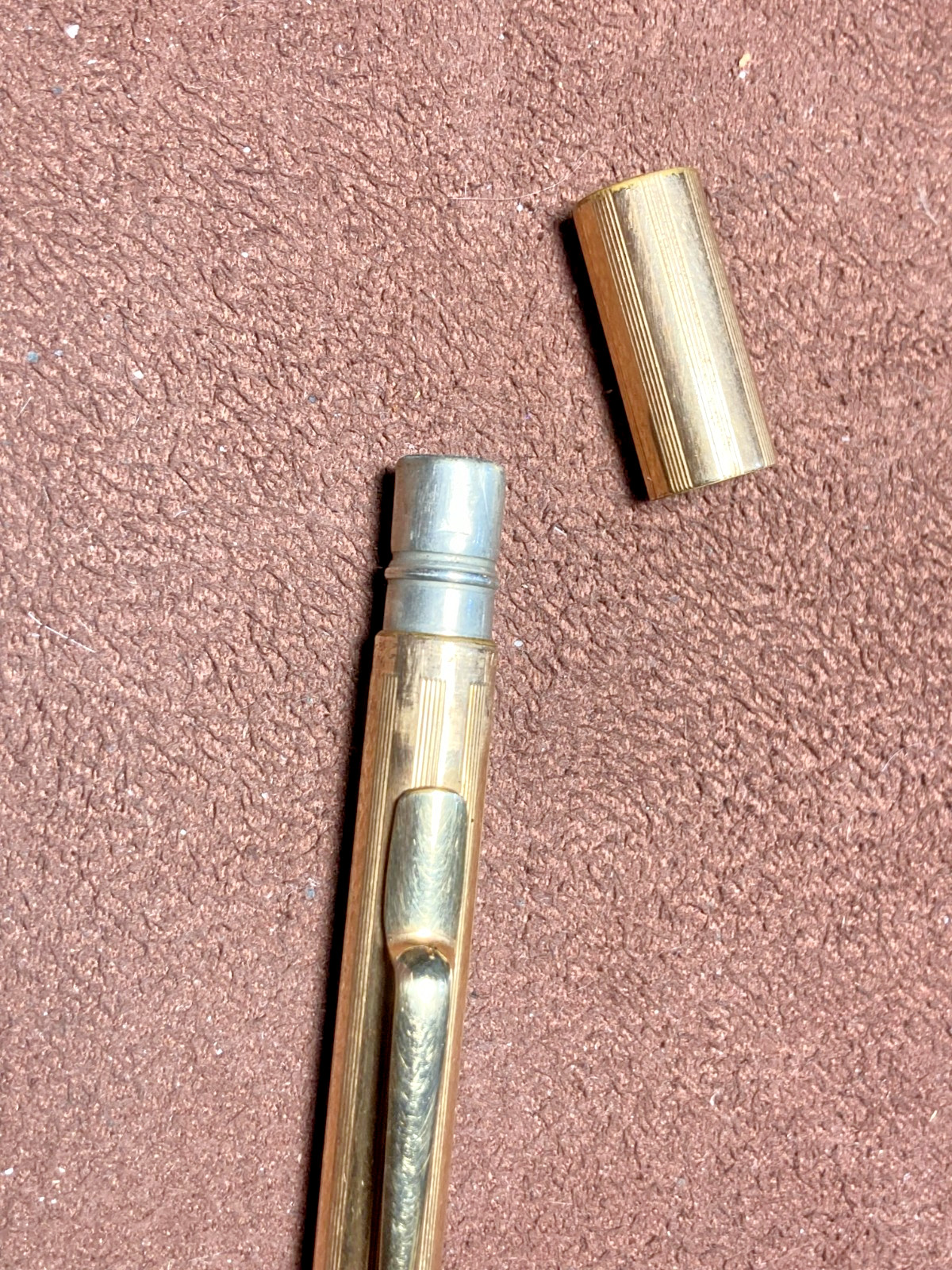 ESTERBROOK RARE CAP REPEATER MECHANICAL PENCIL IN GOLD FILLED