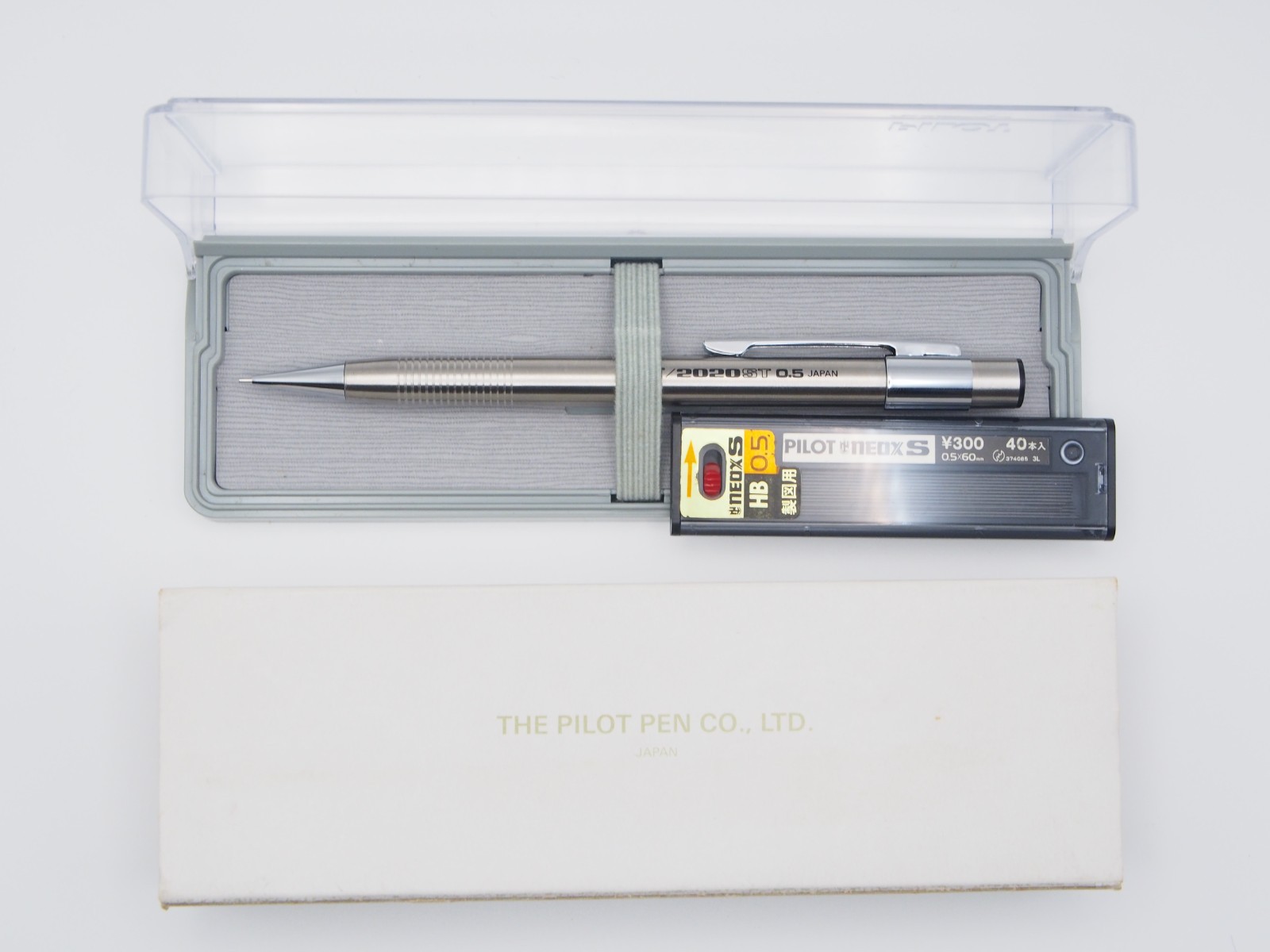 PILOT 2020 ST Stainless Steel Shaker Mechanical Pencil 0.5mm Vintage w/ Box