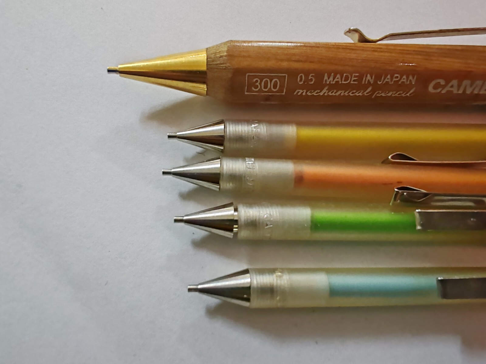 Vinrage Rare Nos Mini Camel Brand Mechanical Pencil 4 Pcs 200 , 1 Pc 300 , Japan