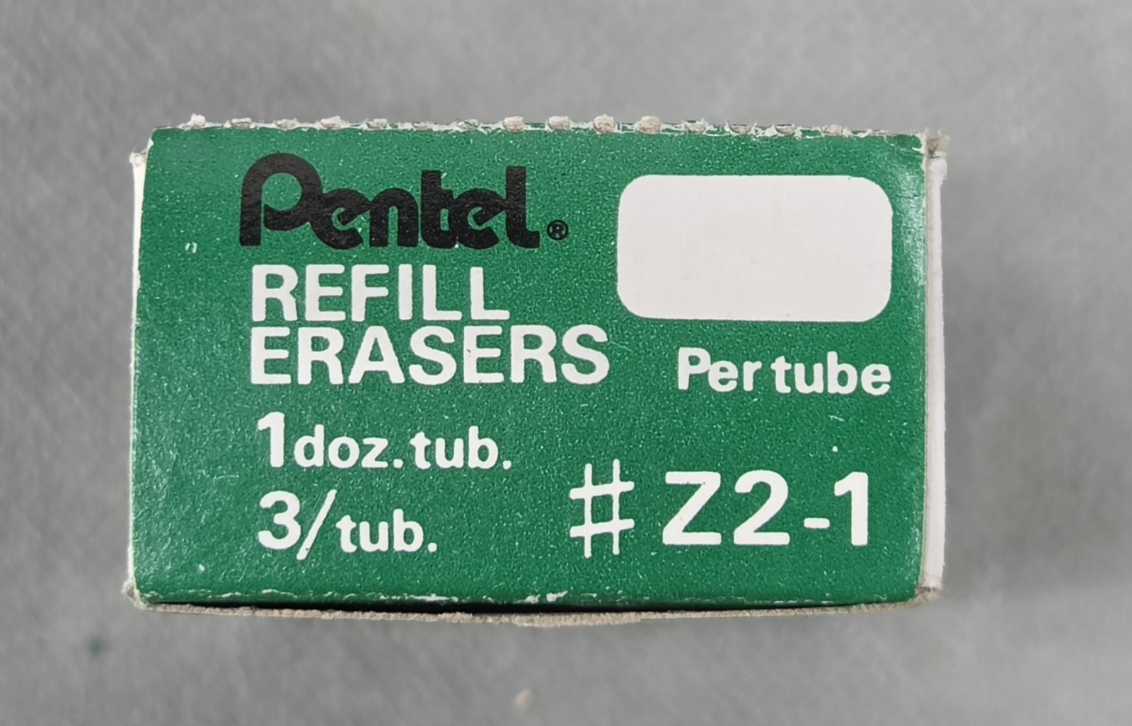 PENTEL 0.5MM SUPER REFILL Lead C505-HB & REFILL ERASERS #Z2-1 NOS BOX Lot of 8