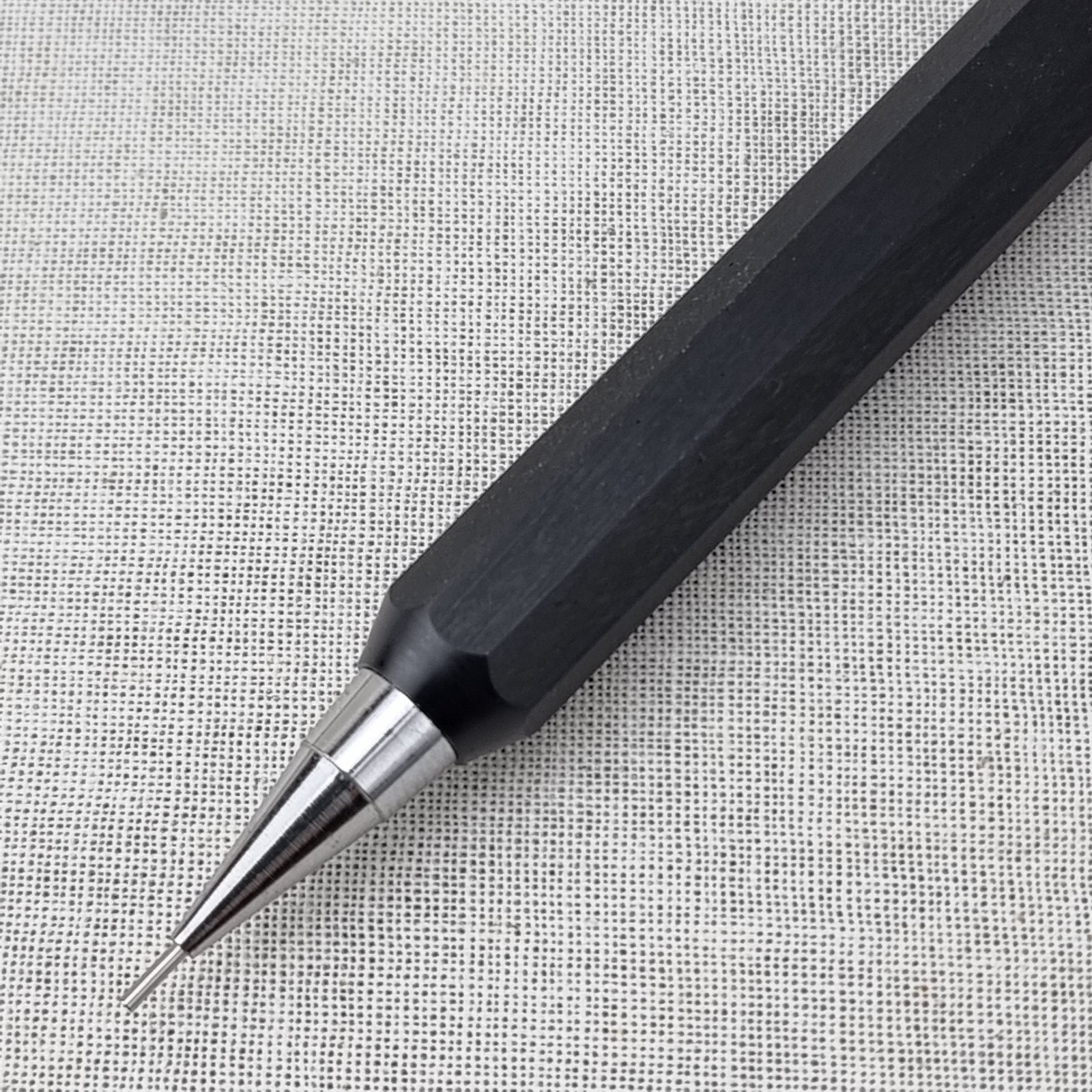 Hand Crafted Pentel P-205(0.5mm) Mechanical Pencil with Octagonal Wood Barrel