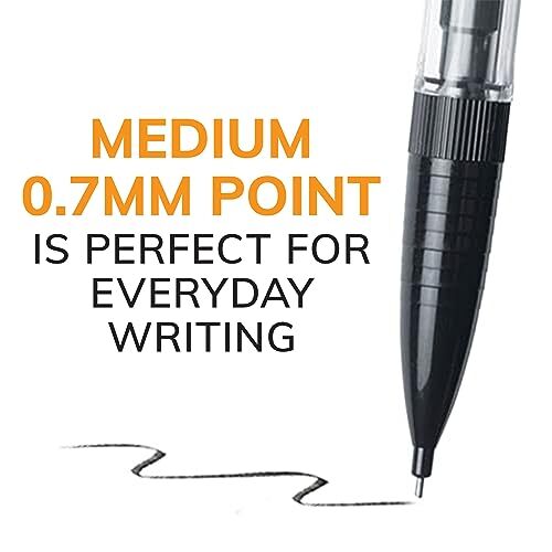 Xtra-Smooth Mechanical Pencils with Erasers, Medium Point (0.7mm), 10-Count